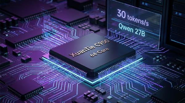 Alibaba XuanTie C950 Runs 27B Qwen Model at 30 Tokens/s