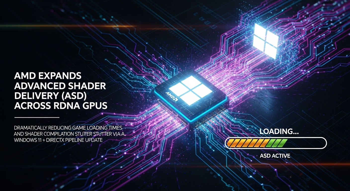 AMD ASD Update Cuts Game Loading Times by Up to 95% on RDNA GPUs · KAD