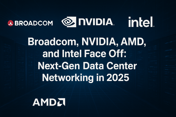 Broadcom, NVIDIA, AMD, and Intel Face Off: Next-Gen Data Center Networking in 2025