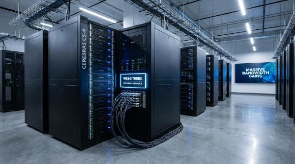 Cerebras CS-4 AI Rack Delivers 750 PFLOPS with WSE-3 Turbo