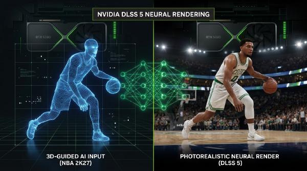 DLSS 5 Neural Rendering: RTX 5080 Tested in NBA 2K27