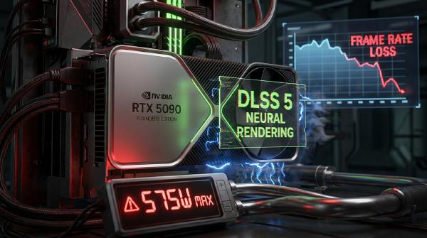 Early DLSS 5 Tests Reveal RTX 5090 Power Bottleneck