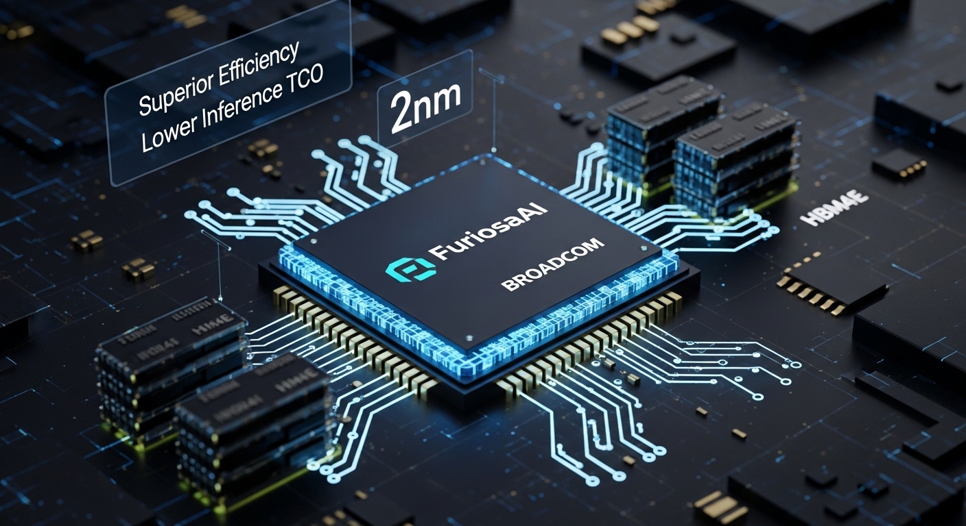 FuriosaAI and Broadcom Unveil 2nm AI Inference Accelerator · KAD