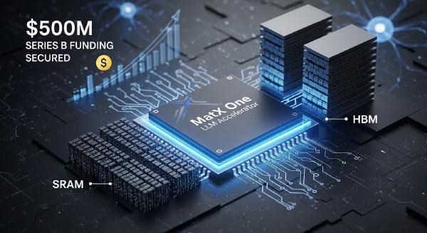 MatX Raises $500M for New LLM AI Chip