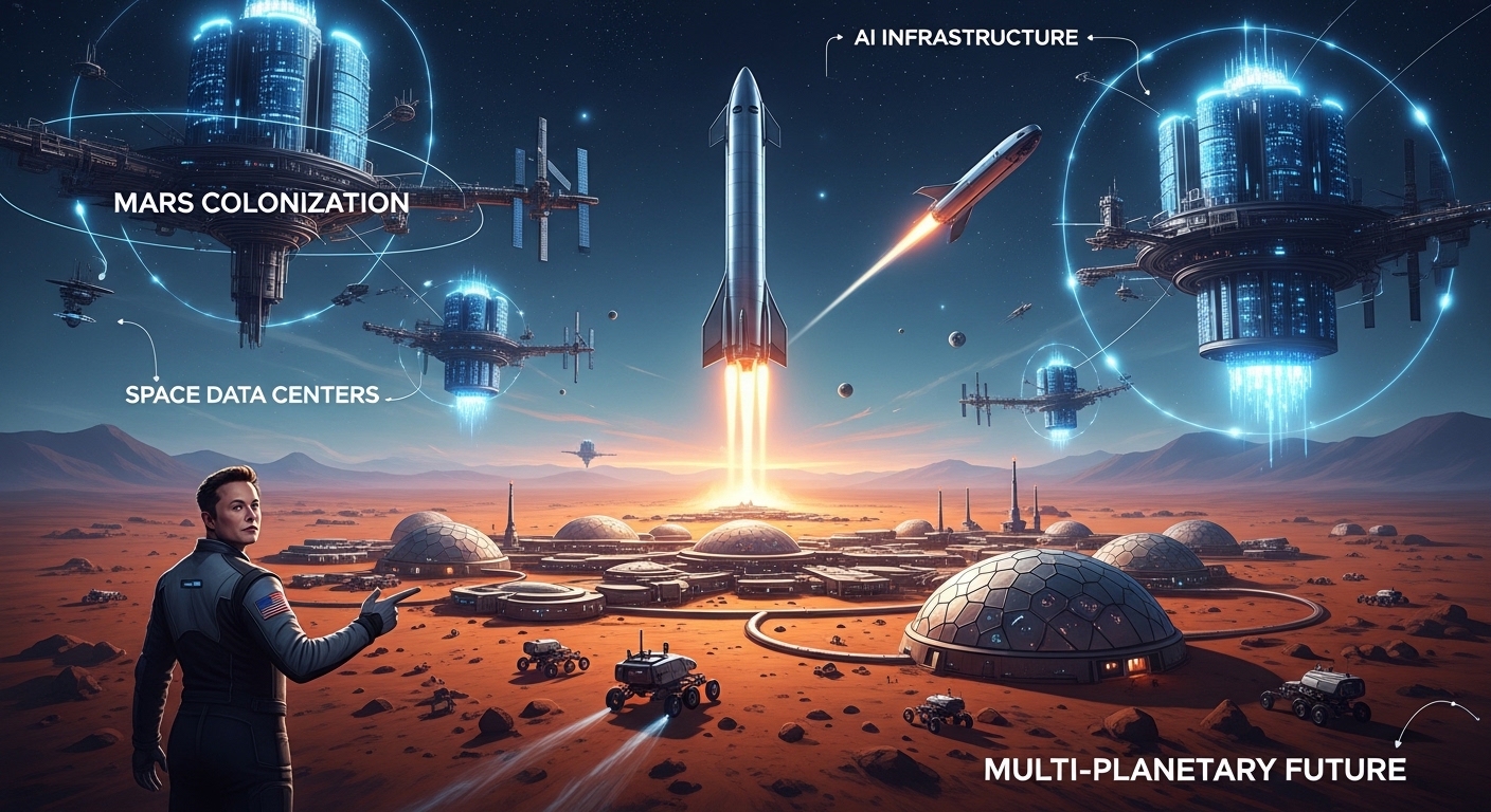 Musk’s SpaceX Roadmap: Mars, AI, and the Trillion-Dollar Future · KAD