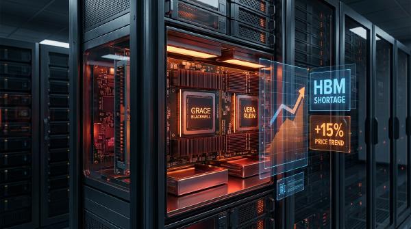Nvidia AI Server Prices Could Rise 15%+ on Memory Shortage