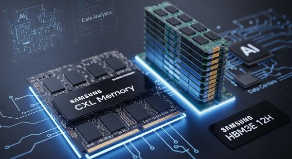 Samsung CXL Memory Modules and HBM3E Drive AI Scalability