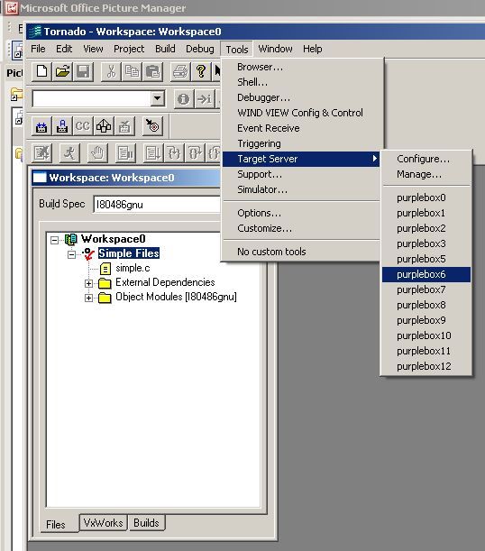 VxWorks 5.5 Programming Target Server