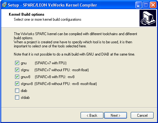 Installing VxWorks 6.7 on LEON SPARC