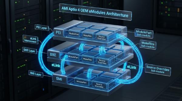 AMI Aptio 4 OEM eModule: Architecture, Linking, and Overrides