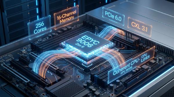 AMD EPYC 9006 Venice: Up to 256 Zen 6 Cores and PCIe 6.0