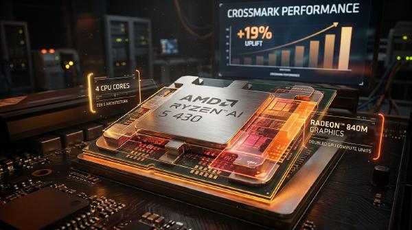 AMD Ryzen AI 5 430 Leak Points to Zen 5 and Radeon 840M