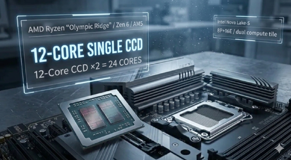 AMD Zen 6 Olympic Ridge: 24-Core Mainstream Era