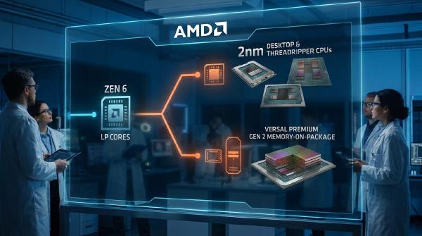 AMD Zen 6 Roadmap: Ultra-Low Power Cores, 2nm CPUs, and Memory-on-Package
