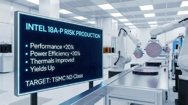 Intel 18A-P Explained: Performance, Thermals, and the Road to 2027