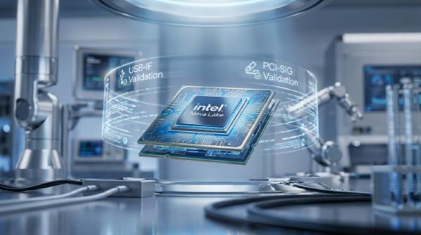 Intel Core Ultra 400 Nova Lake Clears USB and PCIe Validation