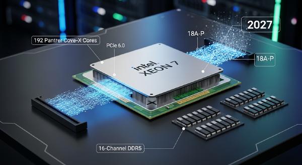 Intel Diamond Rapids Xeon 7: 192 Cores, PCIe 6.0, No Hyper-Threading