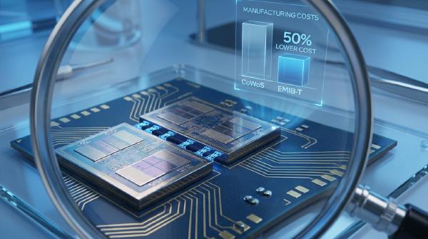 Intel EMIB-T Challenges CoWoS with Up to 50% Lower Packaging Costs