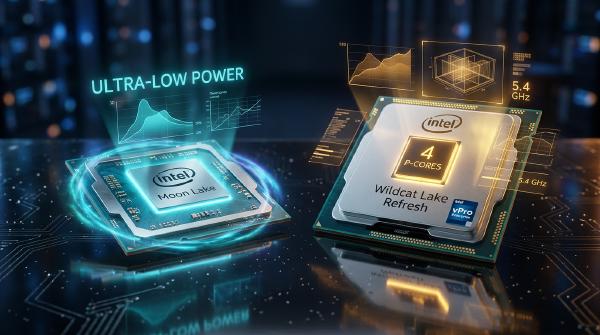 Intel Moon Lake and Wildcat Lake Refresh: 6W CPUs and vPro