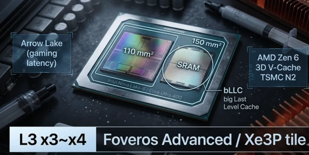 Neotrix Intel Intel Nova Lake: Bigger Die, Bigger Gaming Bet? · KAD