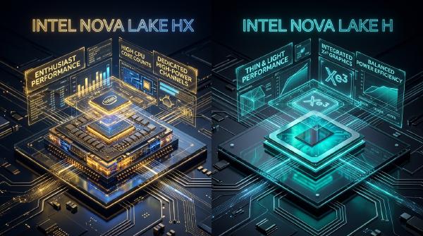 Intel Nova Lake HX vs H: CPU Cores, Xe3 Graphics, and Key Differences