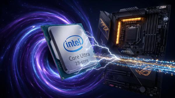 Intel Nova Lake-S 28-Core CPU Reportedly Hits 296W PL1
