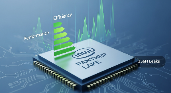 Intel Panther Lake 356H Leaks Show Efficiency-First, Not Performance