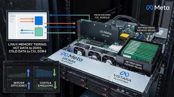 Meta Vistara: Reusing DDR4 Memory with CXL at Hyperscale