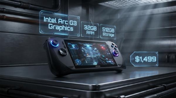 MSI Claw 8 EX AI+ With Intel Arc G3 May Launch for $1,499