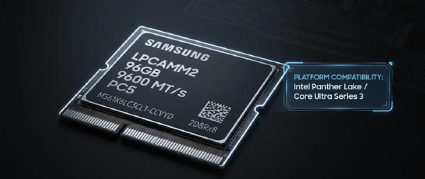 Samsung 96GB LPCAMM2: 9600 MT/s Redefines Laptop Memory