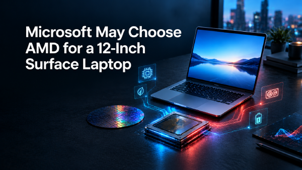 Why Microsoft May Choose AMD for a 12-Inch Surface Laptop