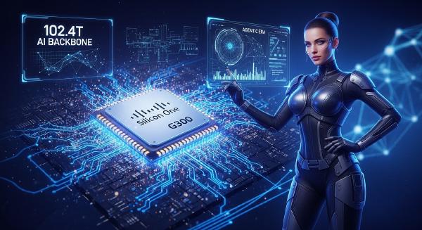 Cisco Silicon One G300: 102.4T AI Backbone for Agentic Era