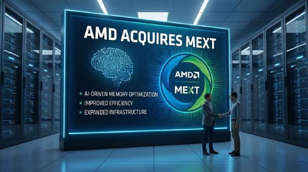 AMD Acquires MEXT to Boost AI Memory Optimization Strategy