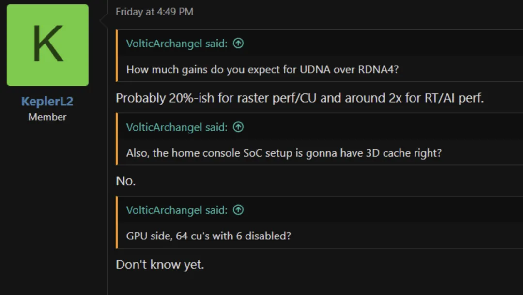 AMD UDNA Massive Boost