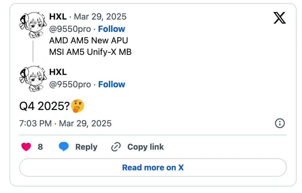 AMD Ryzen 9000G Series Desktop CPUs