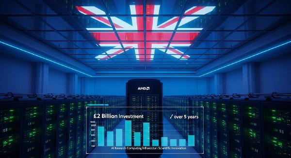 AMD to Invest £2 Billion in UK AI Innovation and Research
