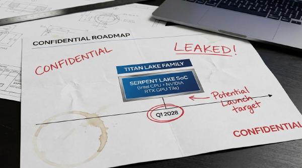 Intel Serpent Lake Rumor: NVIDIA RTX GPU Tile SoC Arrives in 2028