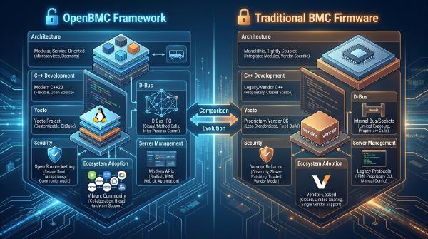 OpenBMC vs Traditional BMC: Architecture and Industry Impact