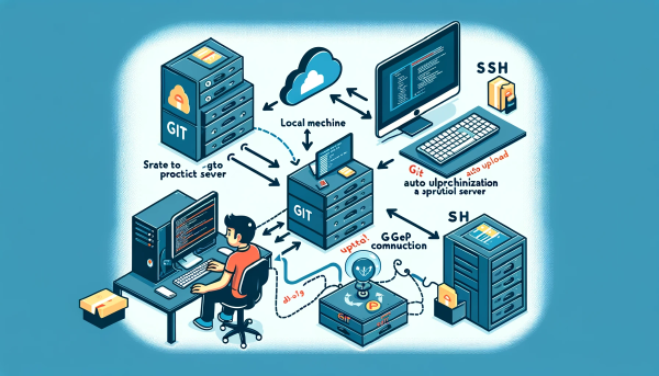 Git With Automatic Upload and Synchronization to a Production Server