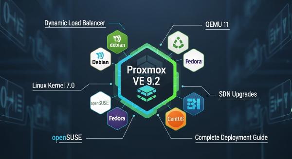 Proxmox VE 9.2 Adds Dynamic Load Balancing and Linux 7.0