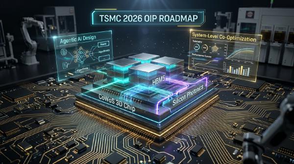 TSMC's 3D Chip Ecosystem: AI Design, CoWoS, and HBM5